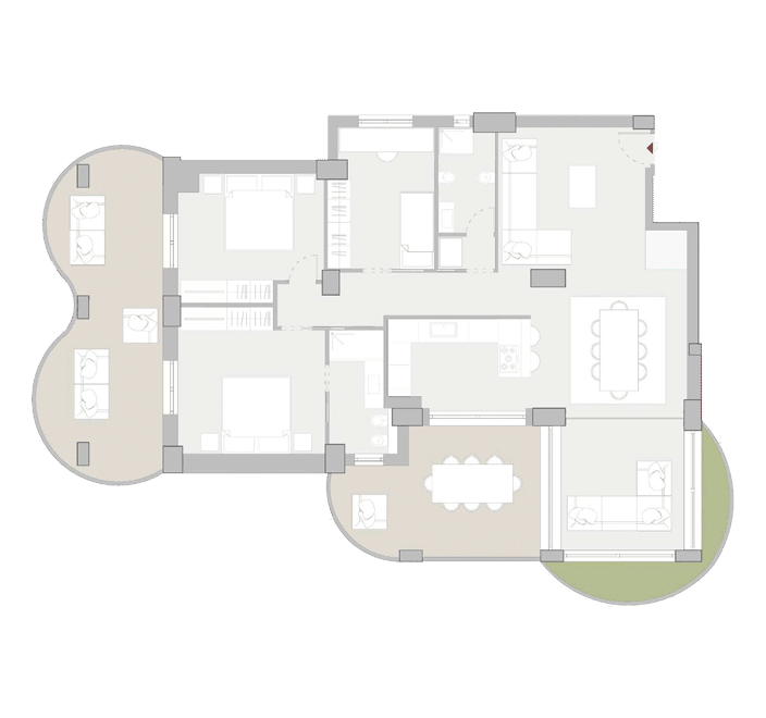 TIPOLOGIA A | Quadrilocale | 135mq
